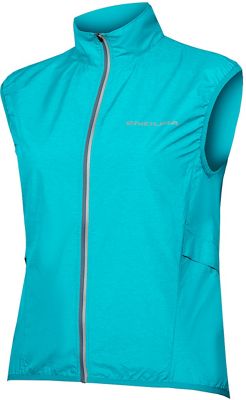 Endura Women's Pakagilet Packable Gilet - Pacific Blue - XS, Pacific Blue